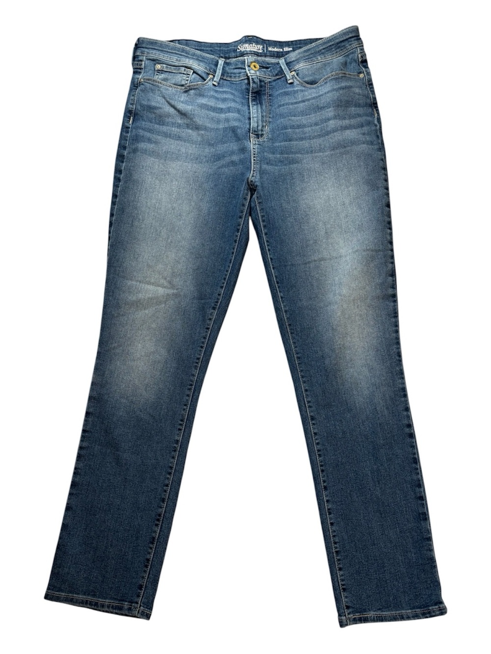Levi Jeans, Signature by Levi Strauss Modern Slim Denim, Size 16, 33x28, Cowgirl